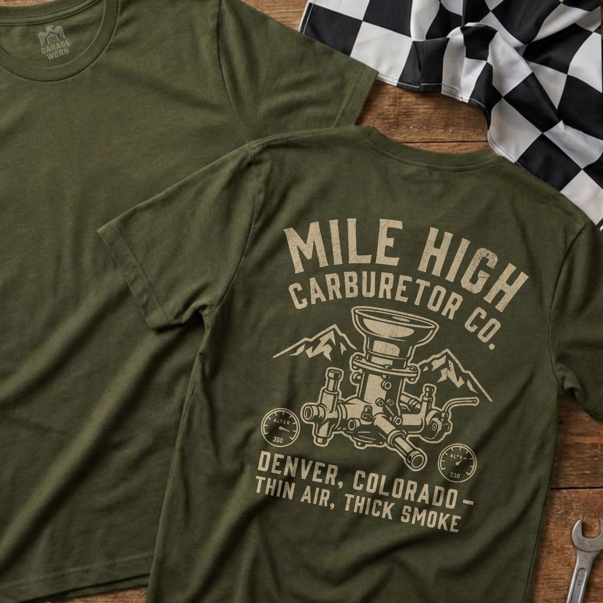 Military Green | Full Back
