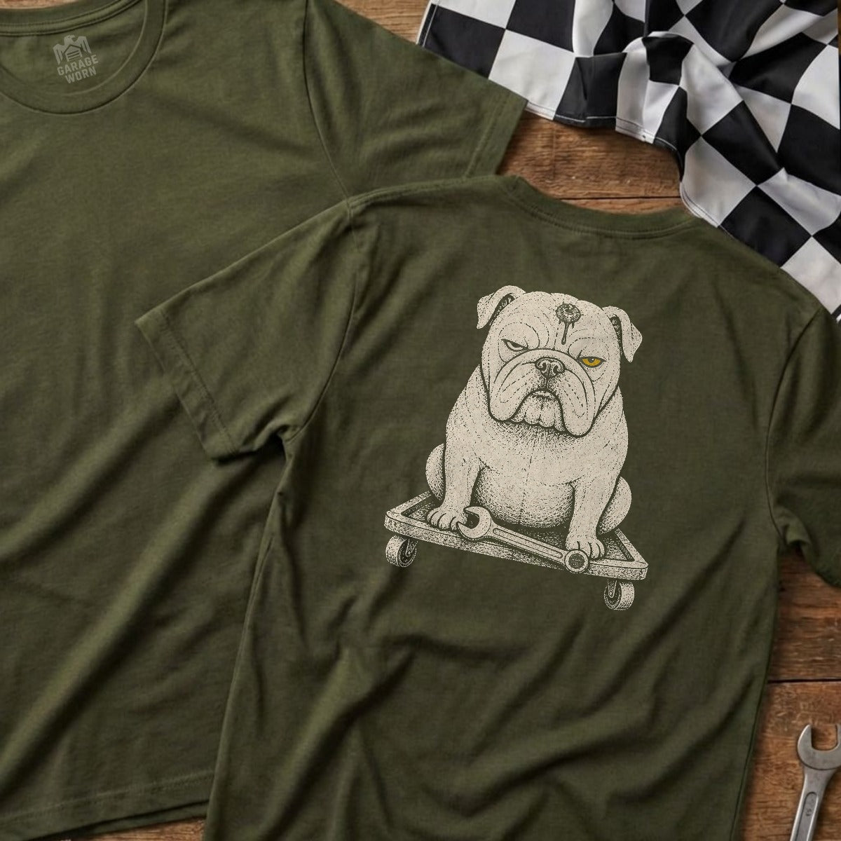 Military Green | Full Back