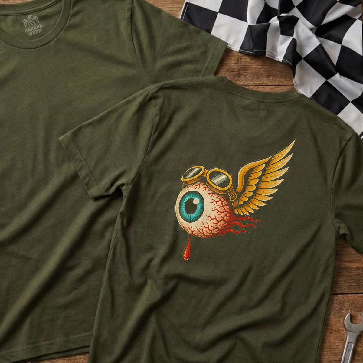 Military Green | Full Back
