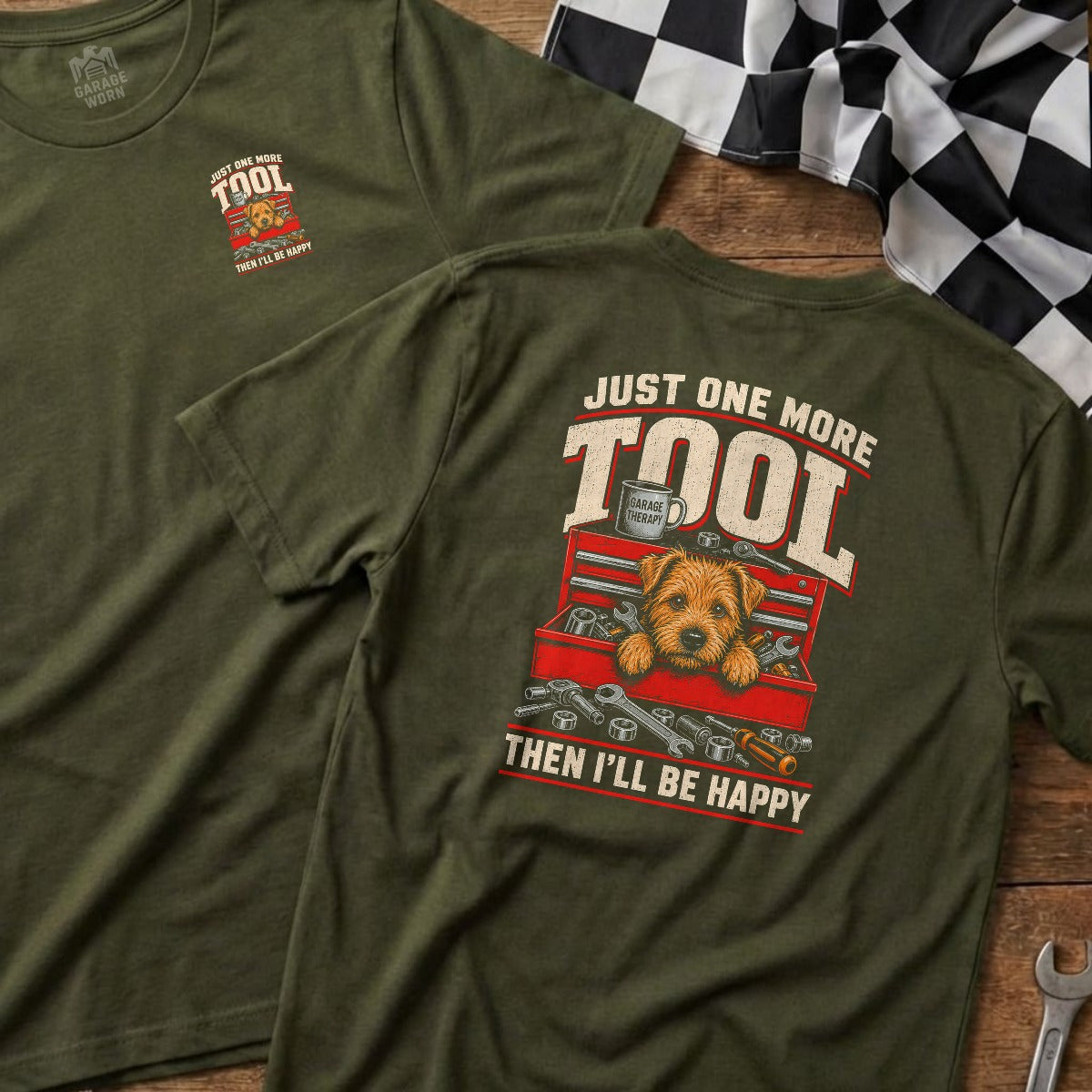 Military Green | Left Chest + Back (refreshed)