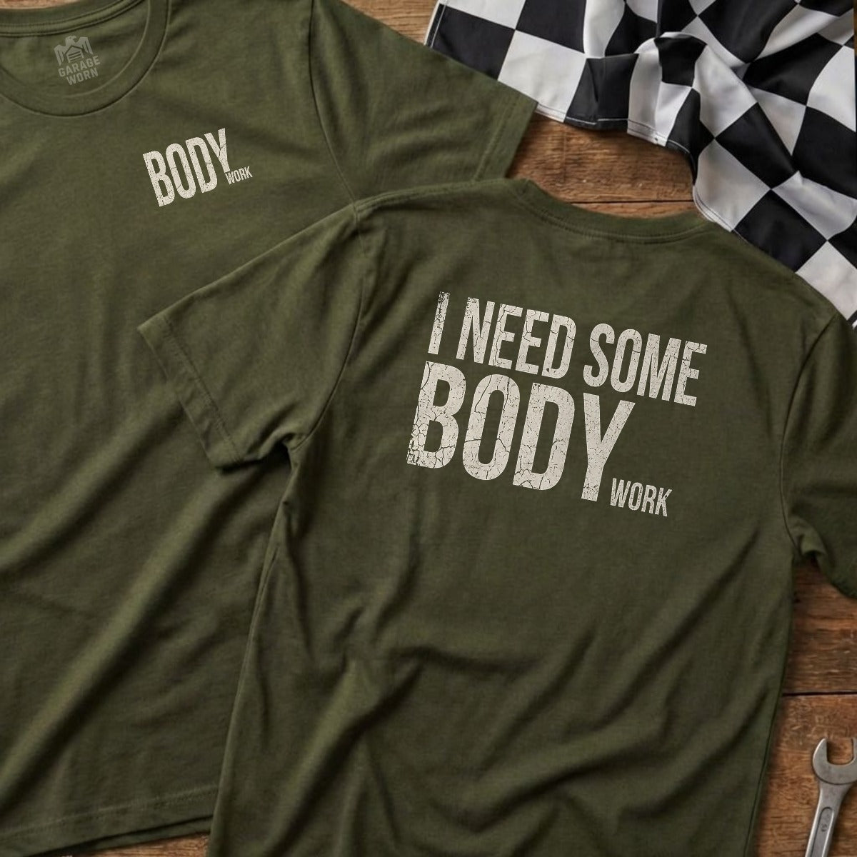 Military Green | Left Chest + Back (refreshed)