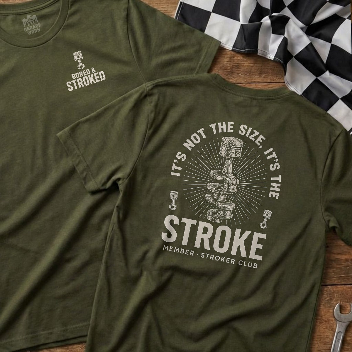 Military Green | Left Chest + Back (refreshed)