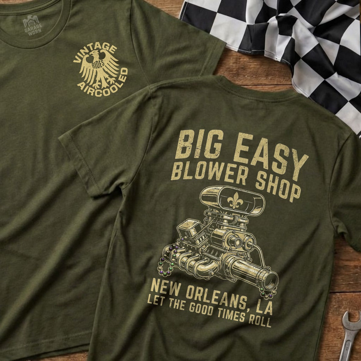 Military Green | Left Chest + Back (refreshed)