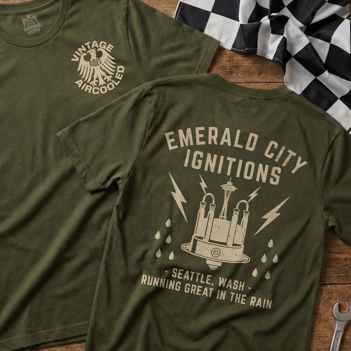 Military Green | Left Chest + Back (refreshed)