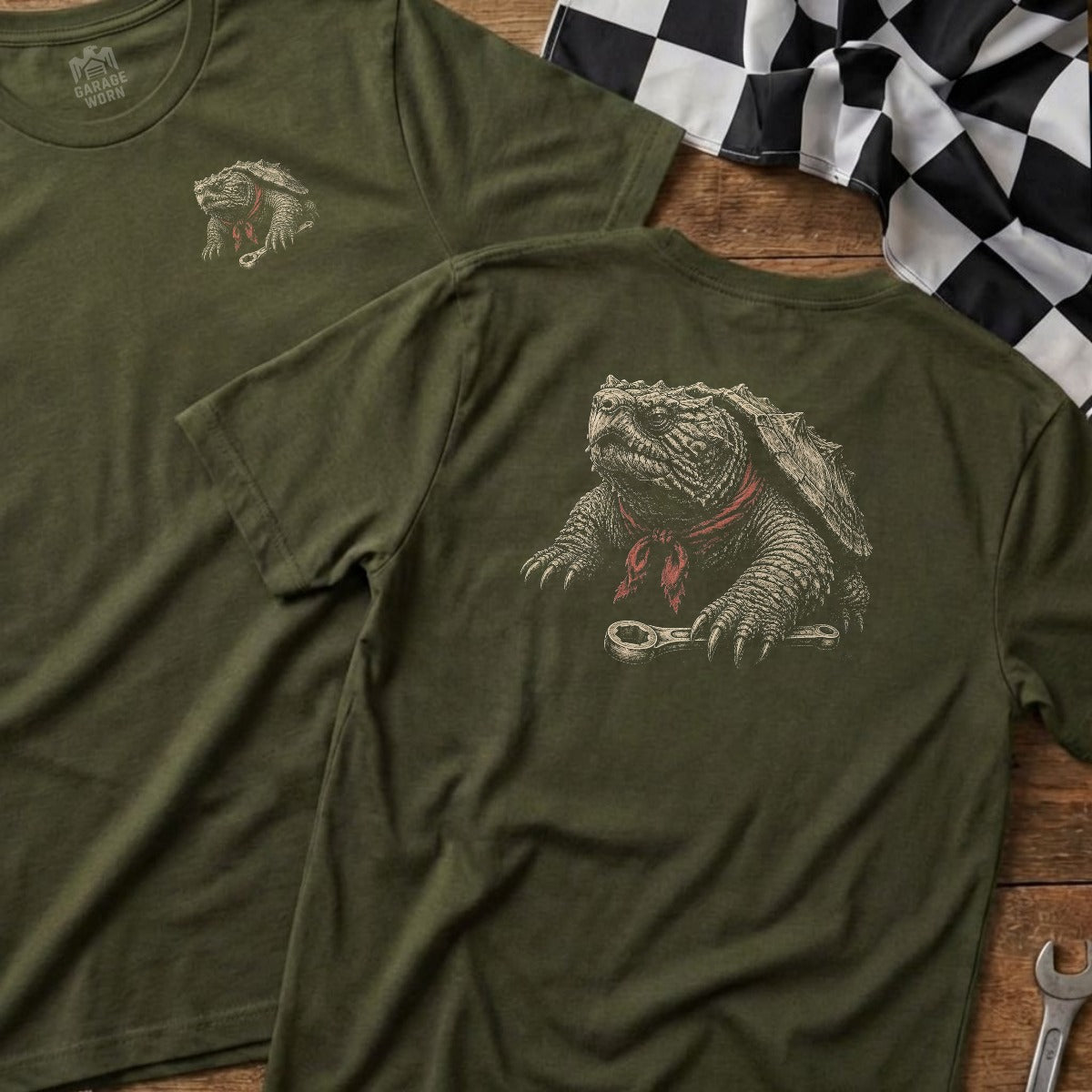Military Green | Left Chest + Back (refreshed)