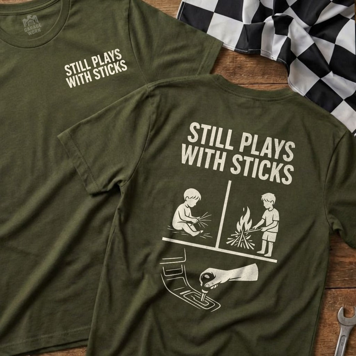 Military Green | Left Chest + Back (refreshed)