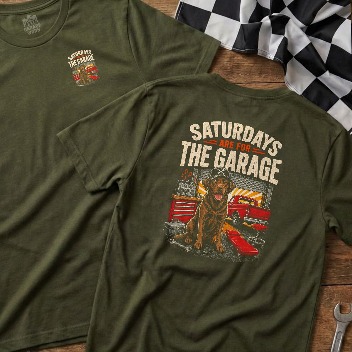 Military Green | Left Chest + Back (refreshed)