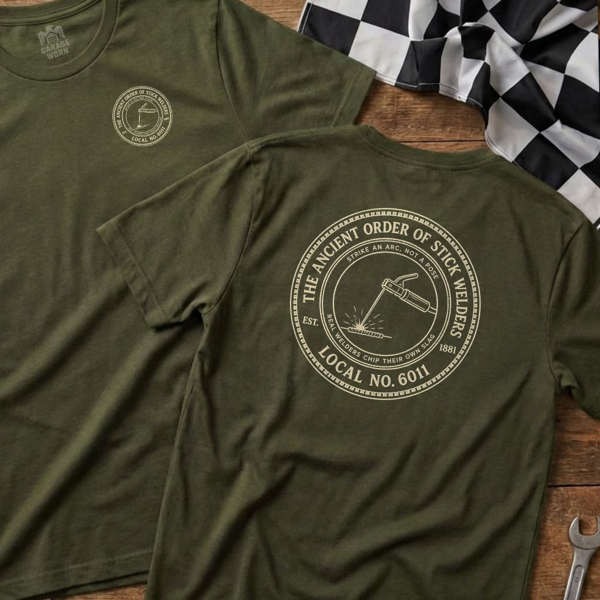 Military Green | Left Chest + Back (refreshed)
