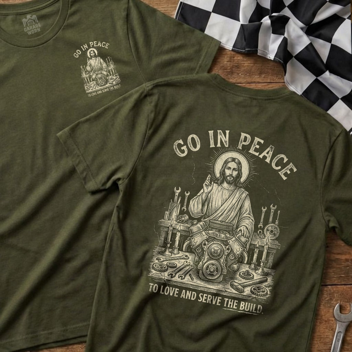 Military Green | Left Chest + Back (refreshed)