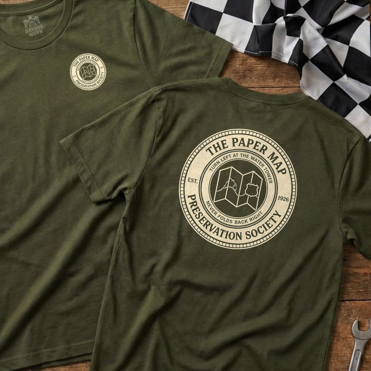 Military Green | Left Chest + Back (refreshed)