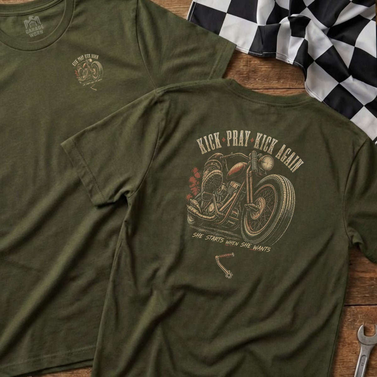 Military Green | Left Chest + Back (refreshed)