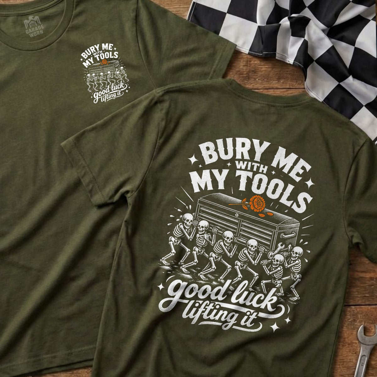 Military Green | Left Chest + Back (refreshed)