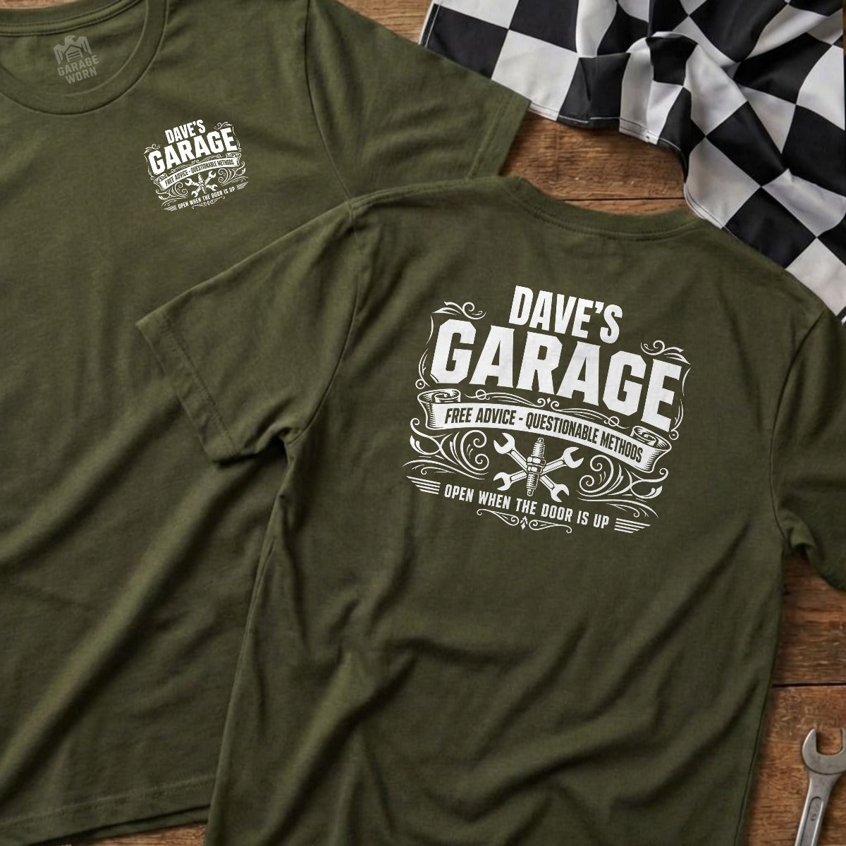 Military Green | Left Chest + Back (refreshed)