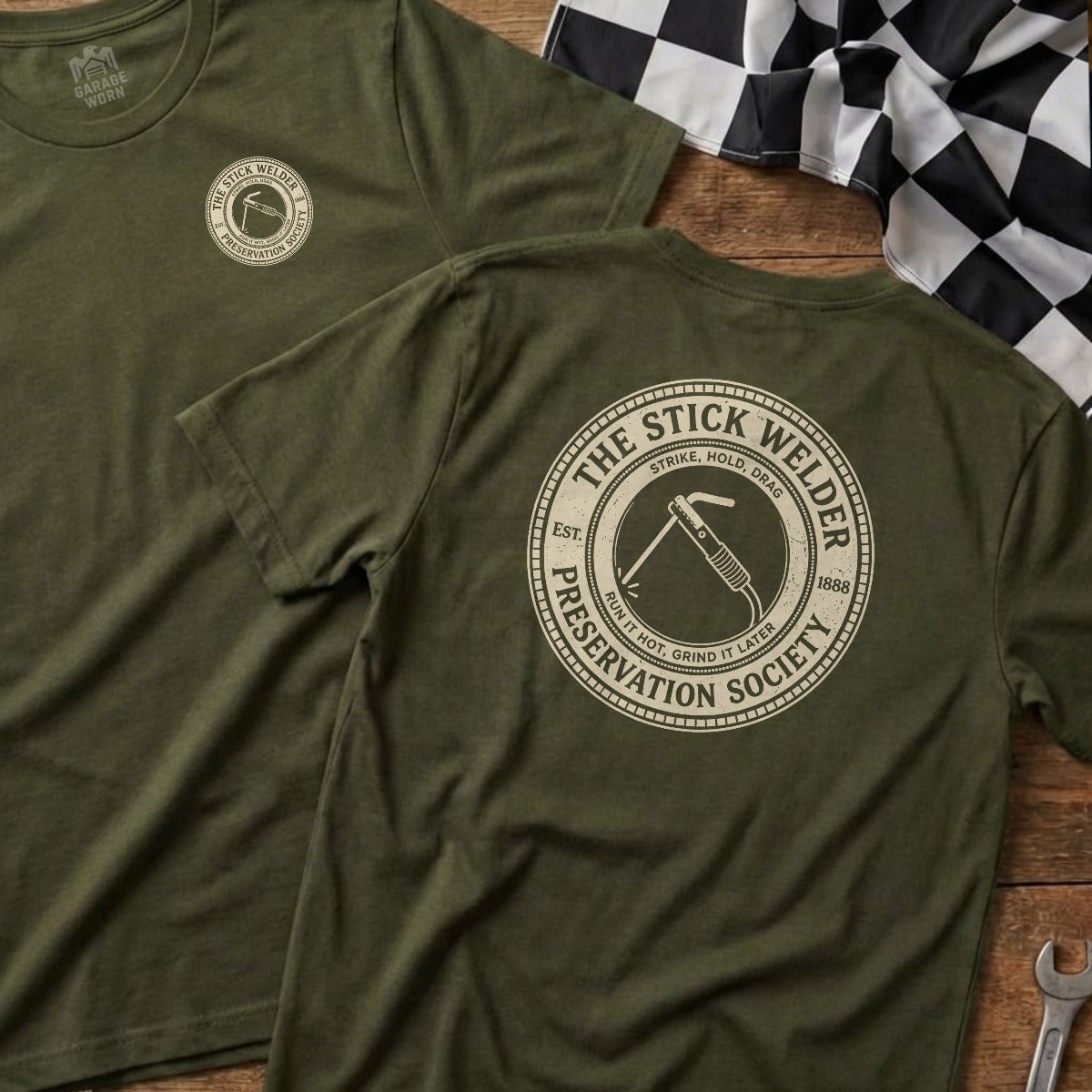 Military Green | Left Chest + Back (refreshed)