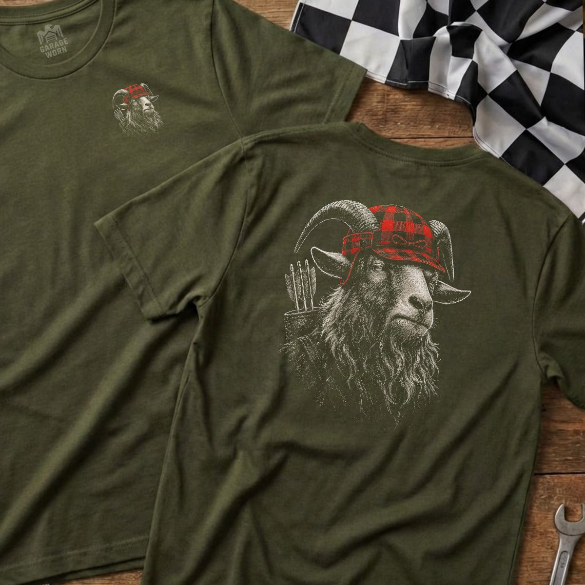 Military Green | Left Chest + Back (refreshed)