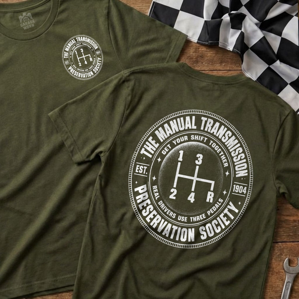 Military Green | Left Chest + Back (refreshed)