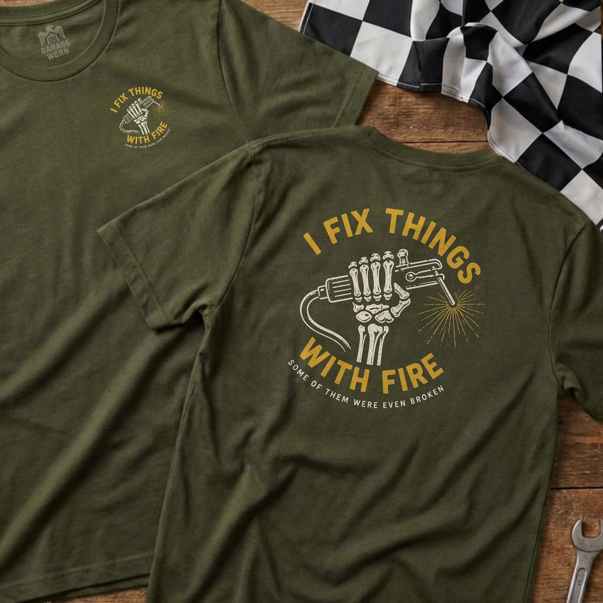 Military Green | Left Chest + Back (refreshed)
