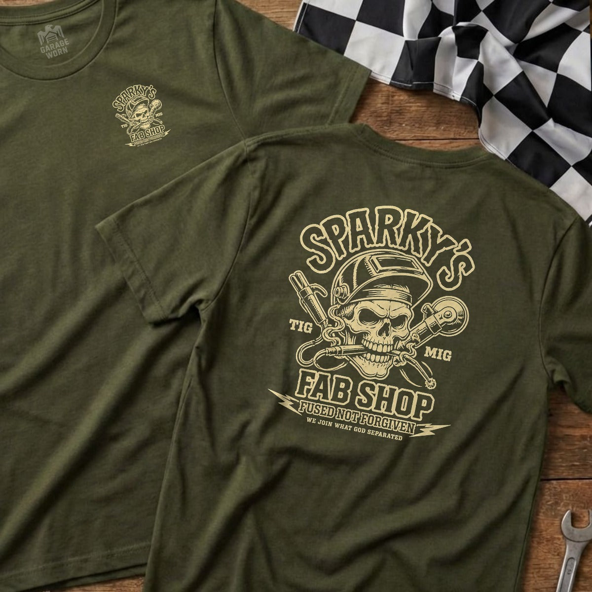 Military Green | Left Chest + Back (refreshed)