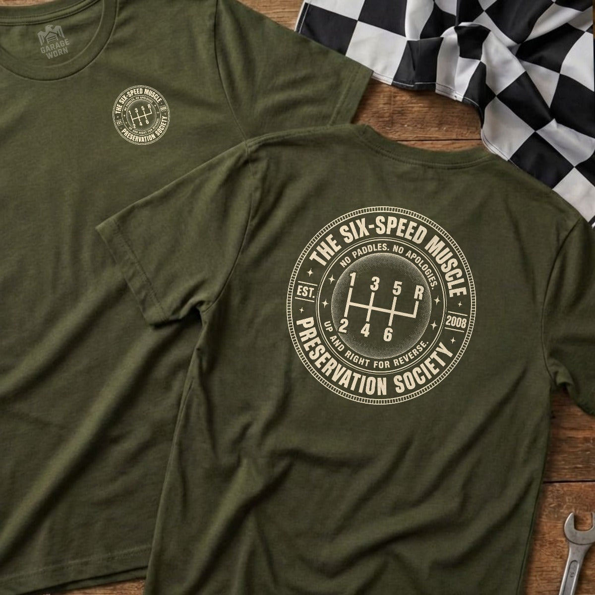 Military Green | Left Chest + Back (refreshed)