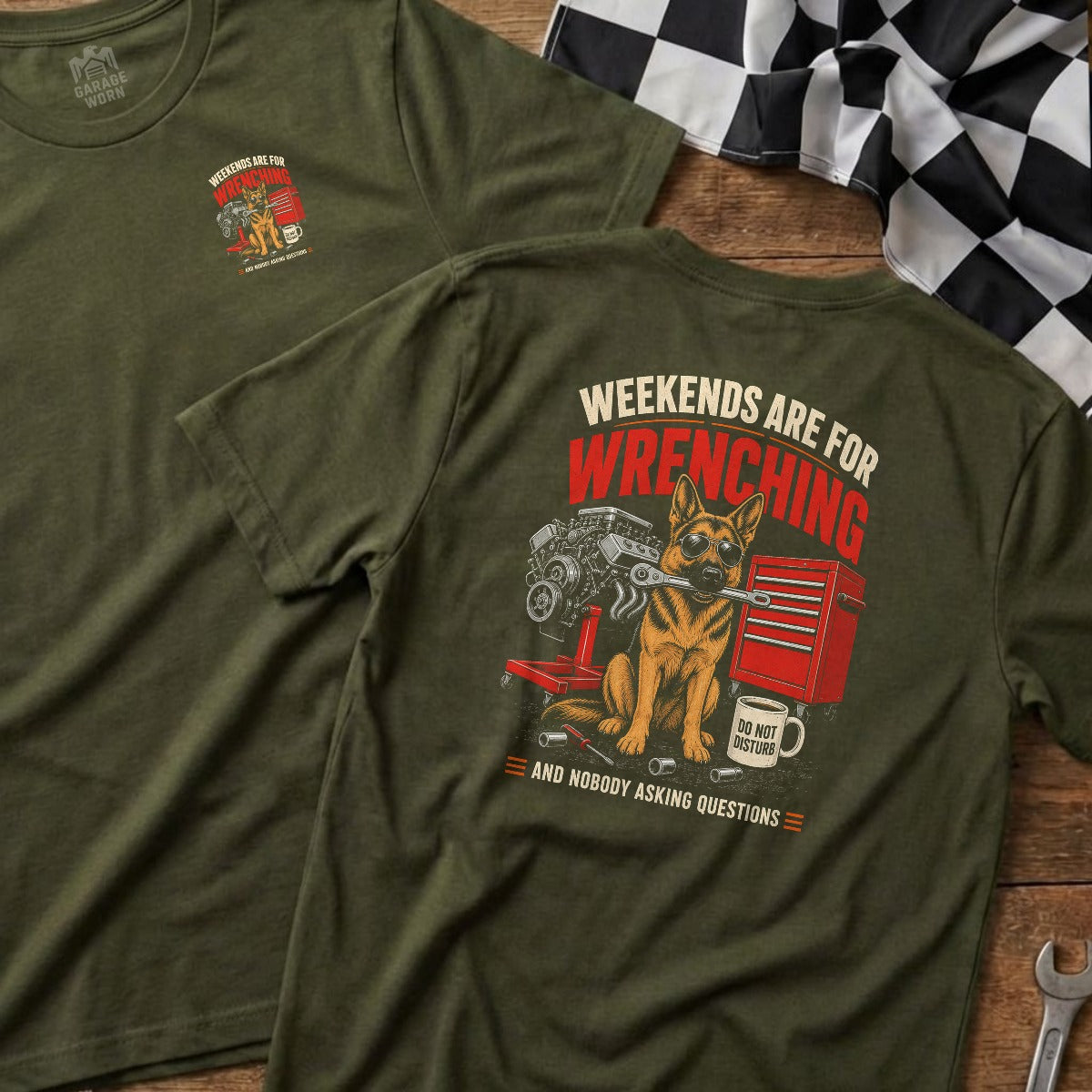 Military Green | Left Chest + Back (refreshed)