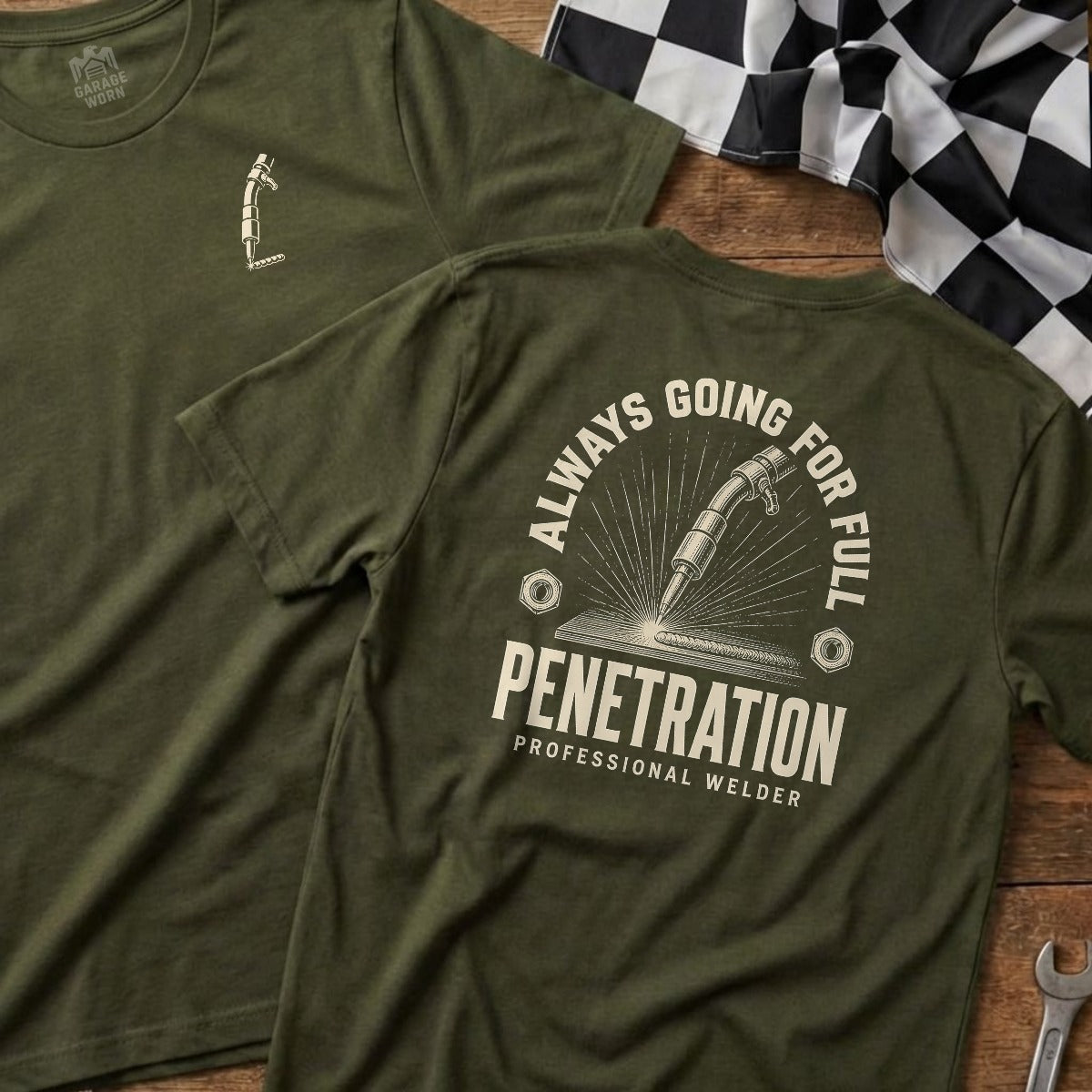 Military Green | Left Chest + Back (refreshed)