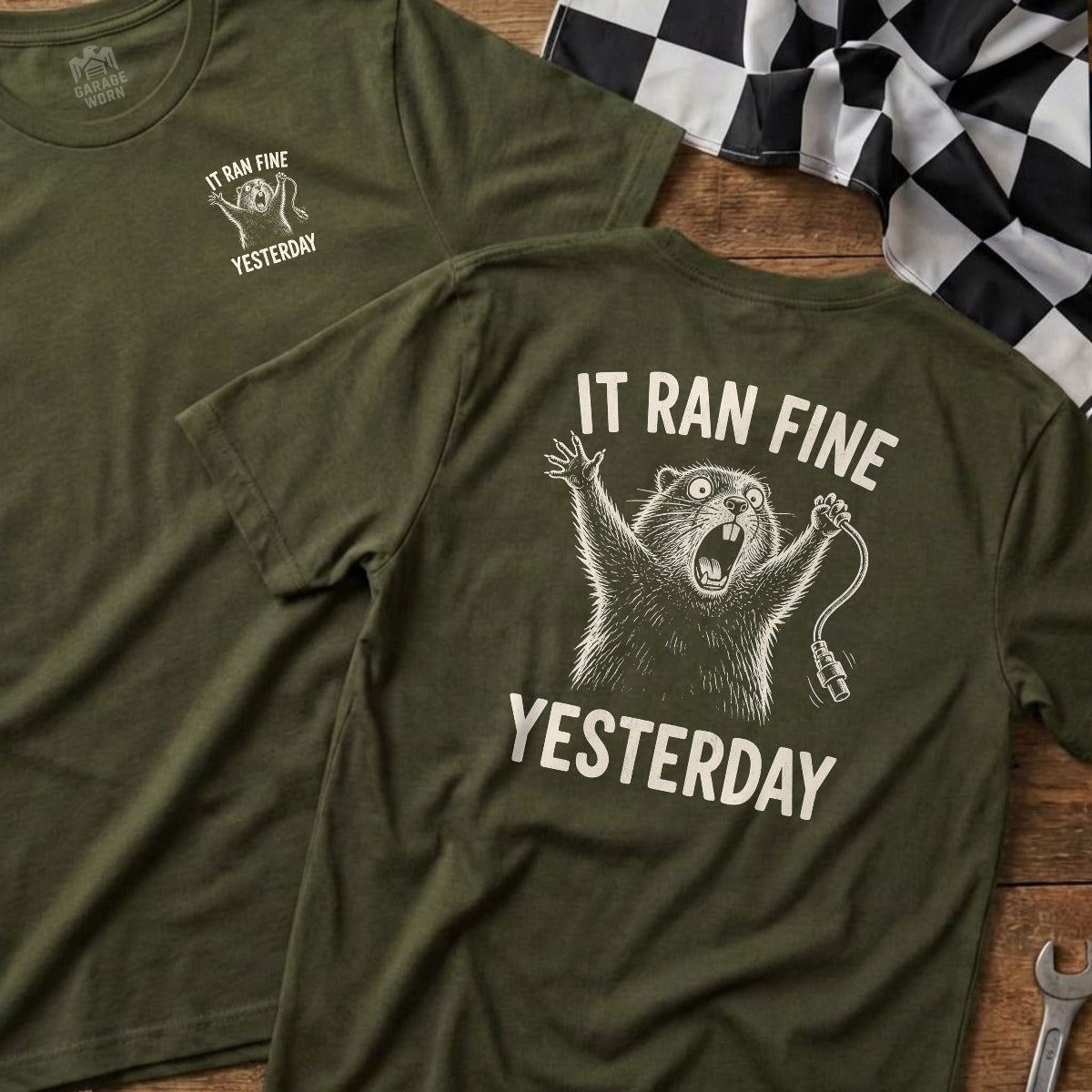 Military Green | Left Chest + Back (refreshed)