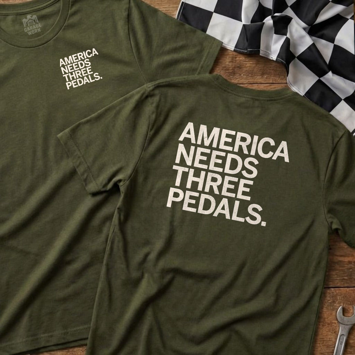 Military Green | Left Chest + Back (refreshed)