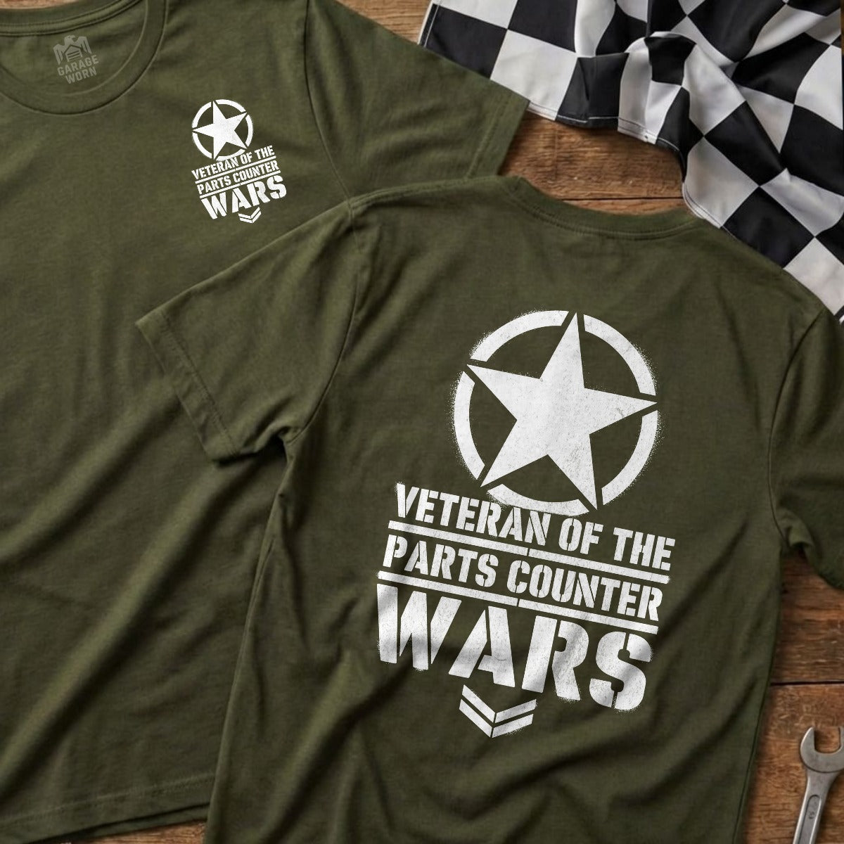 Military Green | Left Chest + Back (refreshed)