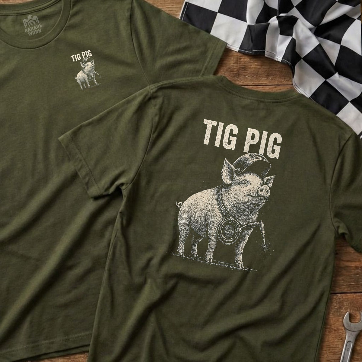 Military Green | Left Chest + Back (refreshed)
