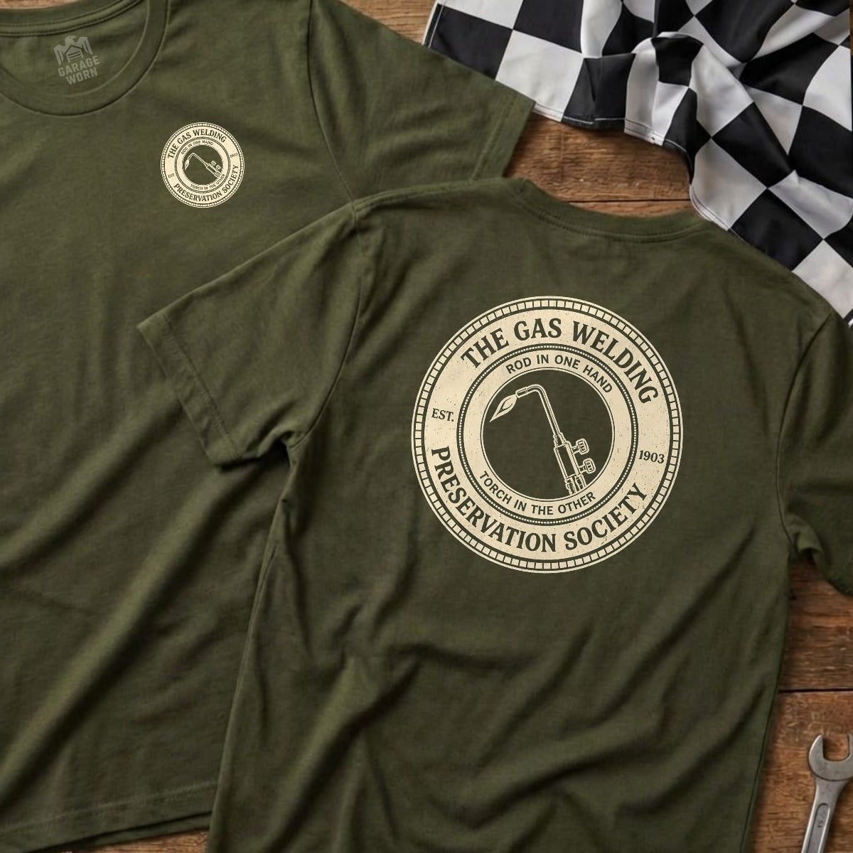 Military Green | Left Chest + Back (refreshed)