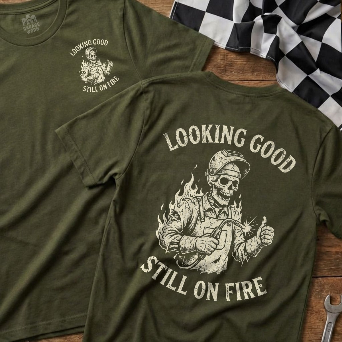 Military Green | Left Chest + Back (refreshed)