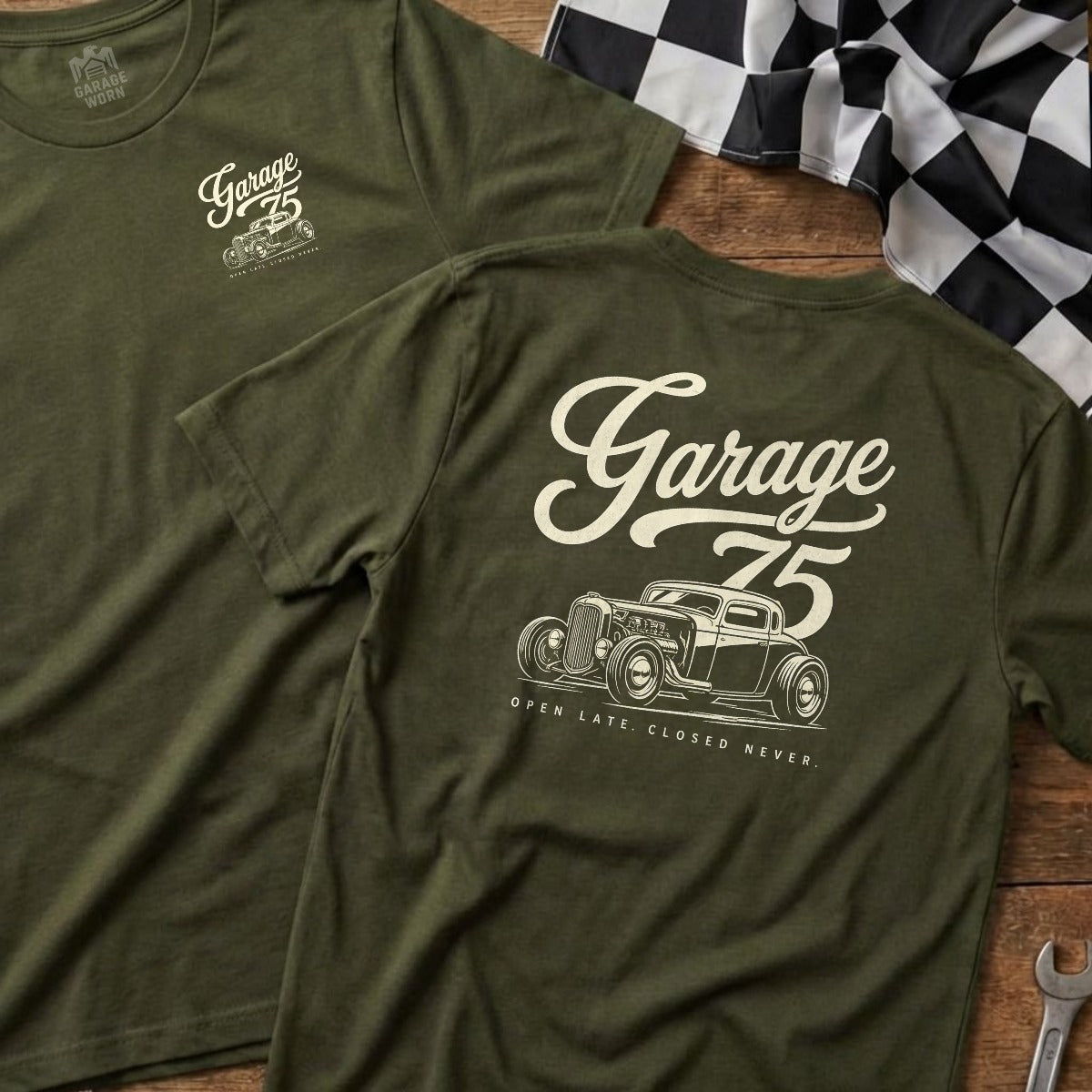 Military Green | Left Chest + Back (refreshed)