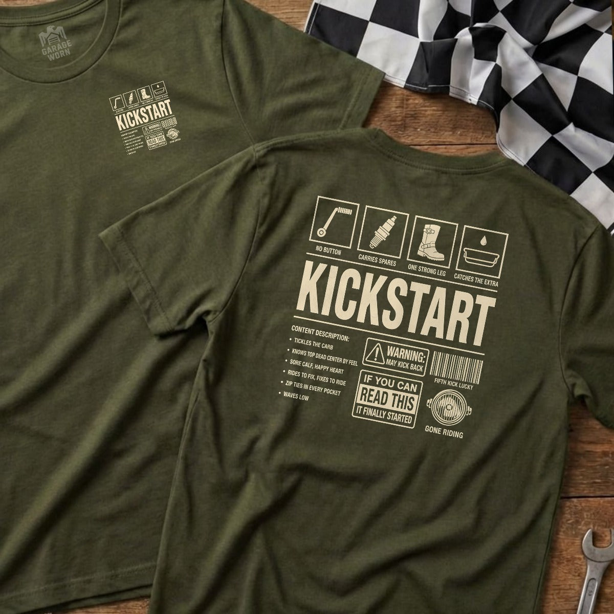 Military Green | Left Chest + Back (refreshed)