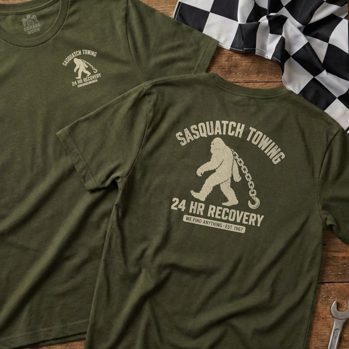 Military Green | Left Chest + Back (refreshed)