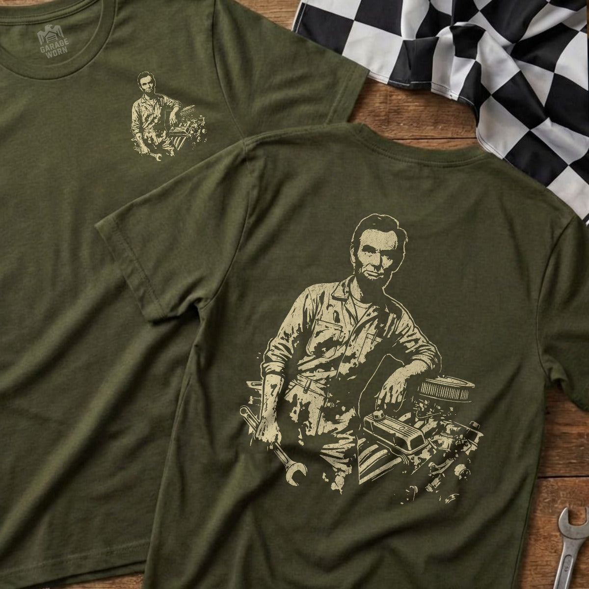 Military Green | Left Chest + Back (refreshed)