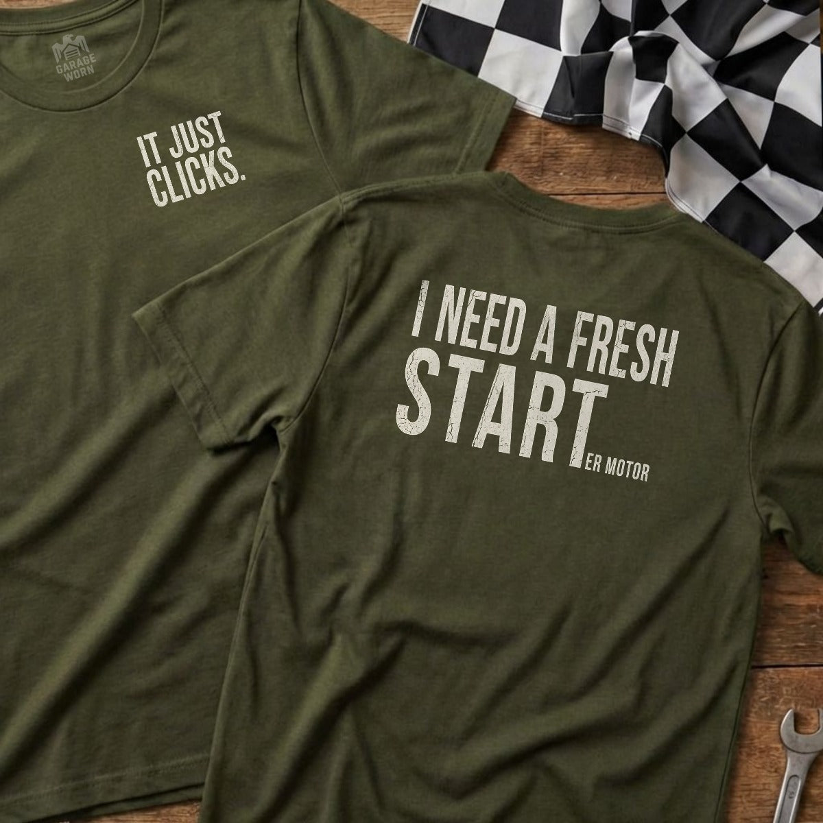 Military Green | Left Chest + Back (refreshed)