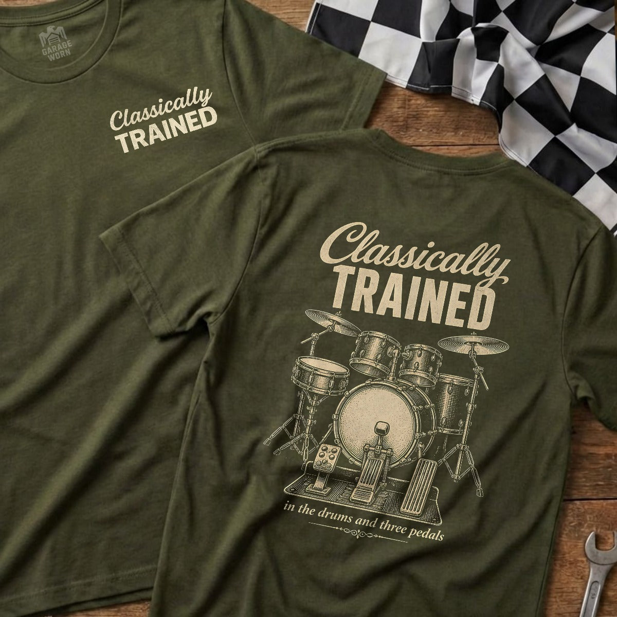 Military Green | Left Chest + Back (refreshed)