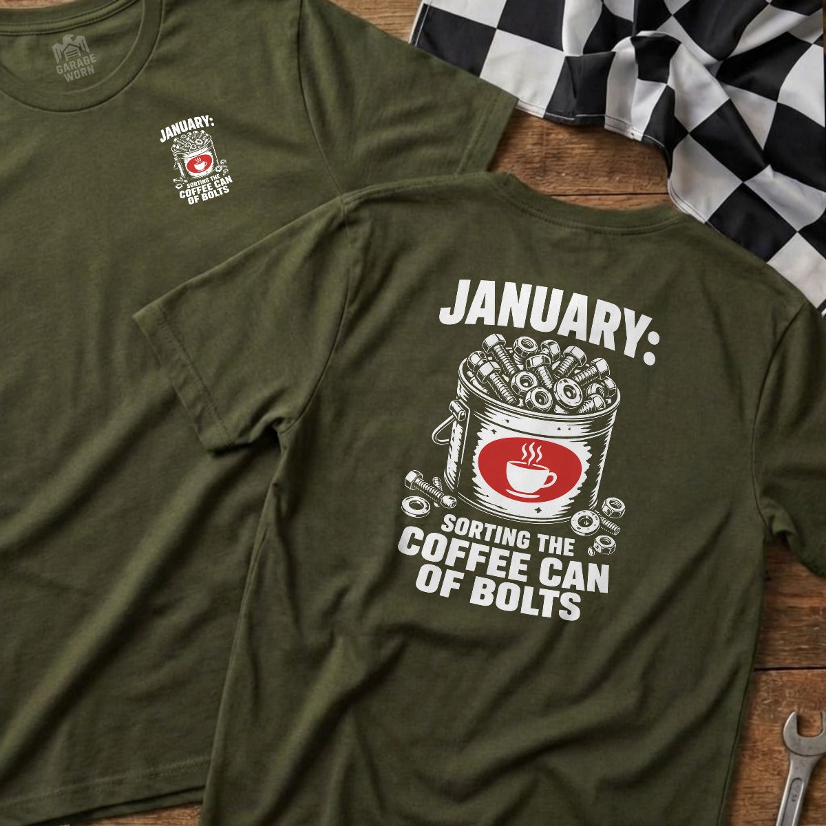 Military Green | Left Chest + Back (refreshed)