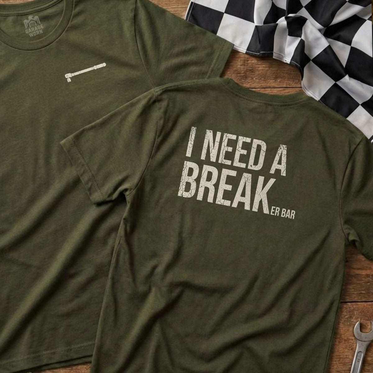 Military Green | Left Chest + Back (refreshed)