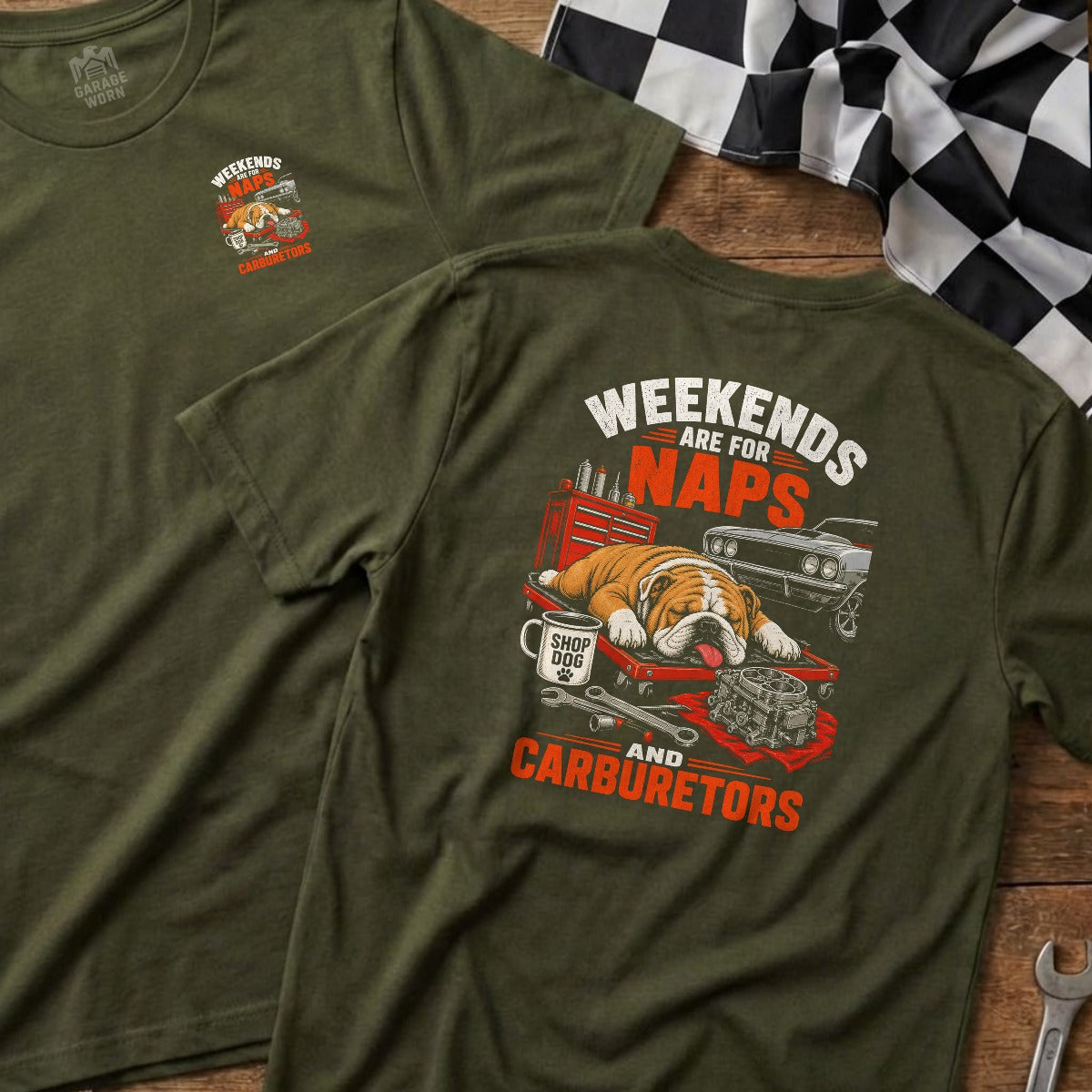 Military Green | Left Chest + Back (refreshed)