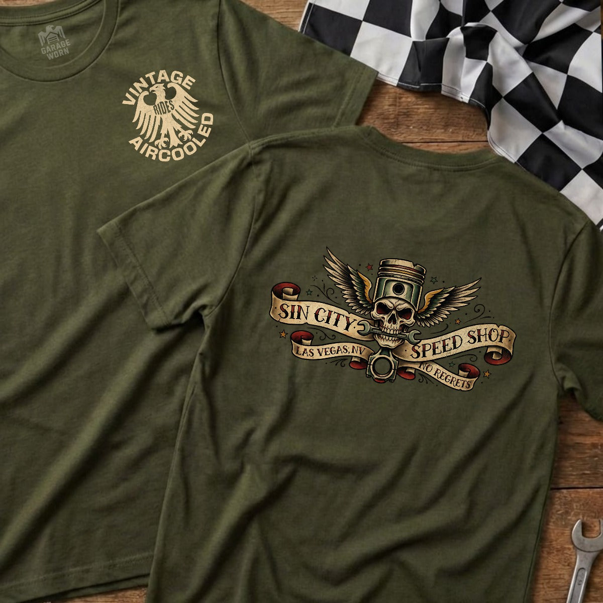 Military Green | Left Chest + Back (refreshed)