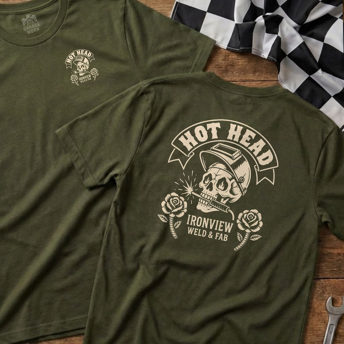 Military Green | Left Chest + Back (refreshed)