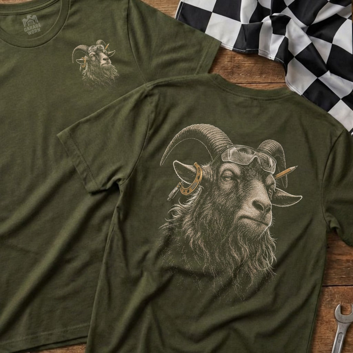 Military Green | Left Chest + Back (refreshed)
