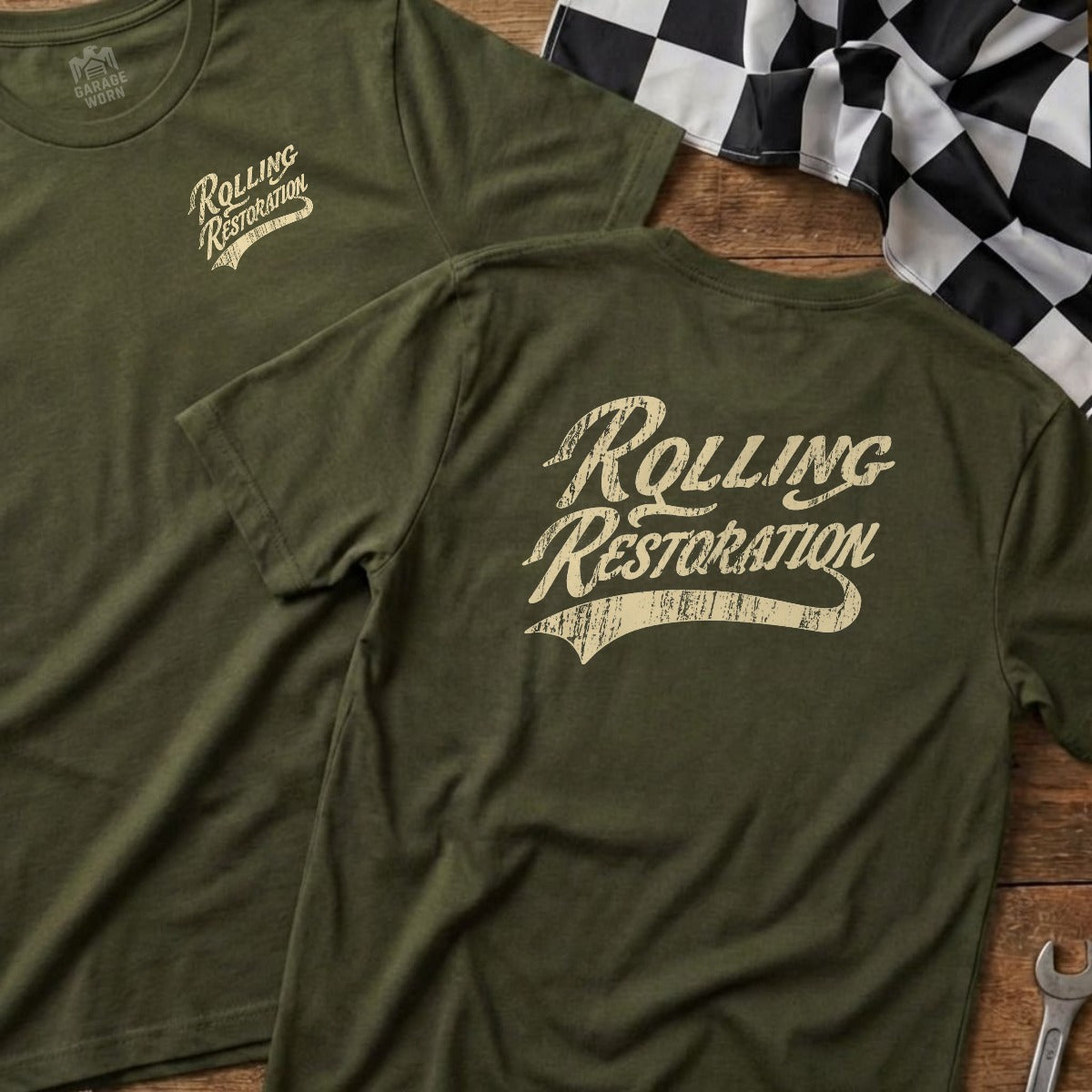 Military Green | Left Chest + Back (refreshed)