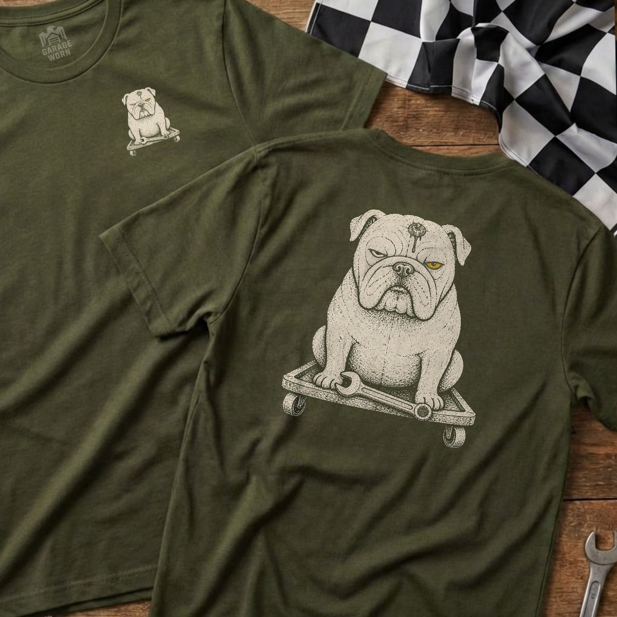 Military Green | Left Chest + Back (refreshed)