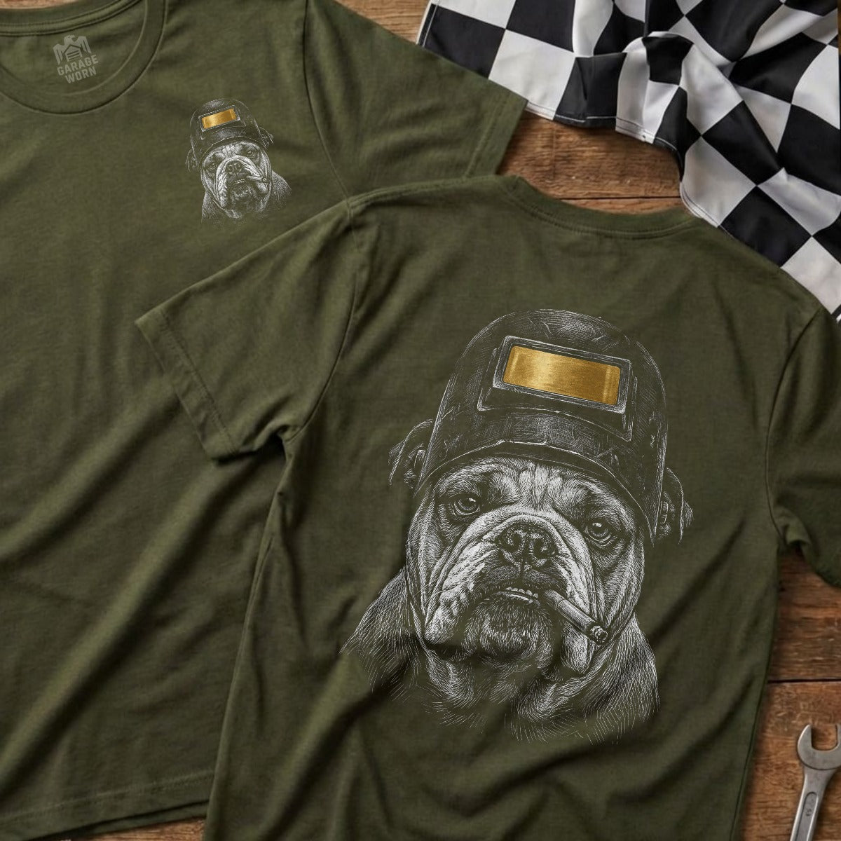 Military Green | Left Chest + Back (refreshed)