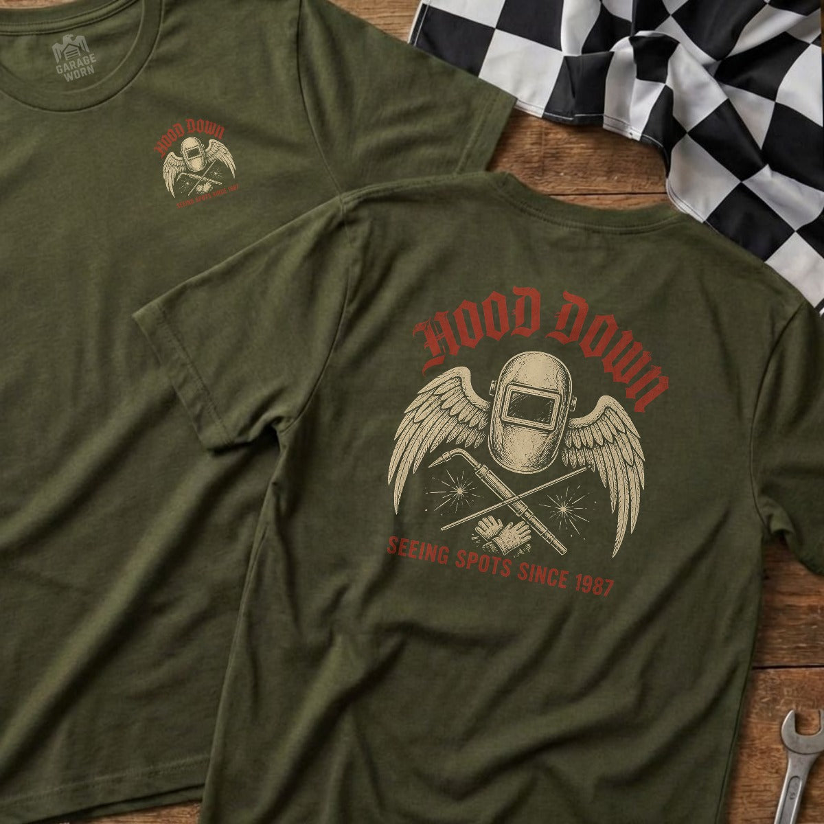 Military Green | Left Chest + Back (refreshed)