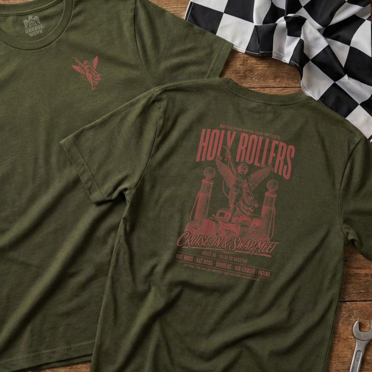 Military Green | Left Chest + Back (refreshed)