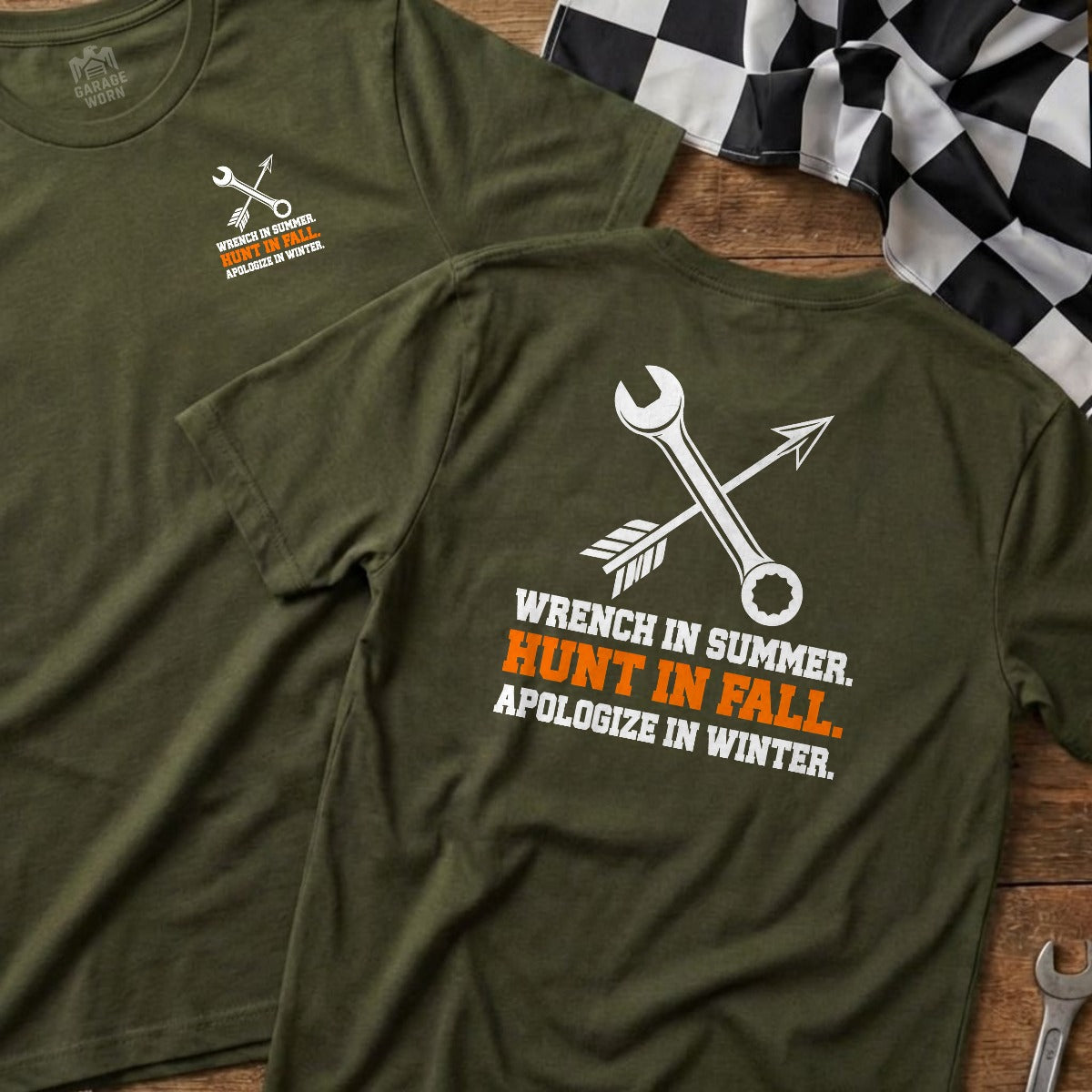 Military Green | Left Chest + Back (refreshed)