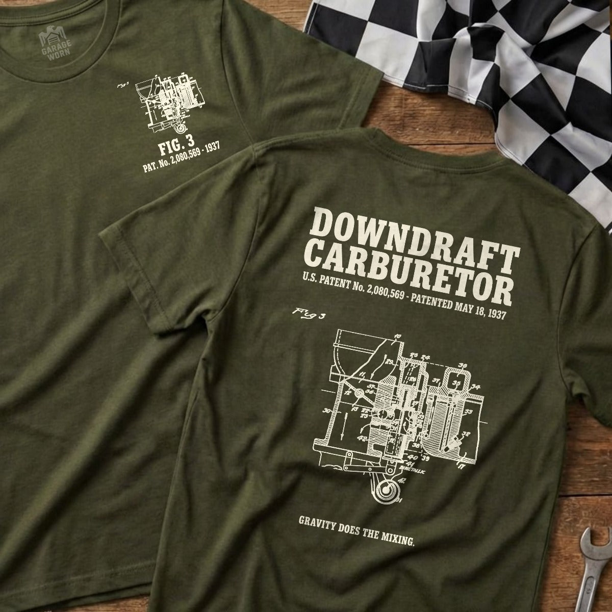Military Green | Left Chest + Back (refreshed)